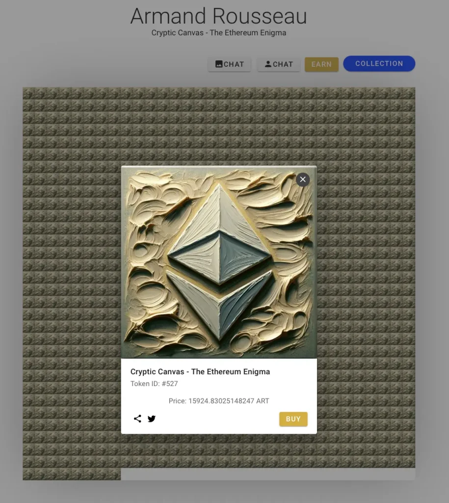 Cryptic Canvas: The Ethereum Enigma