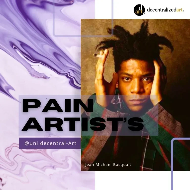 An artist's pain